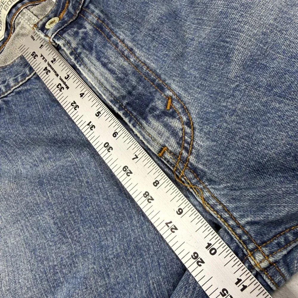 Levis Low Rise Bootcut Jeans Mens Blue Denim Medium Wash Cotton Pants‎